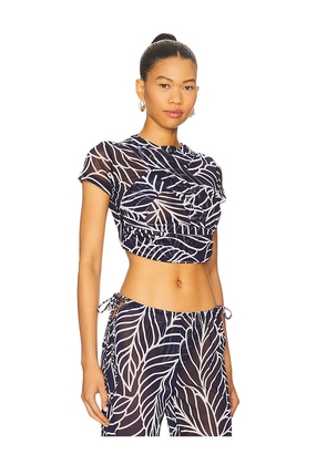 DEVON WINDSOR Alder Top in Navy. Size L. Also in M, S, XS.