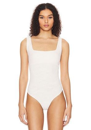 Free People x Intimately FP Send Me Love Bodysuit In Pastel Parchment in Cream. Size M/L. Also in XL.