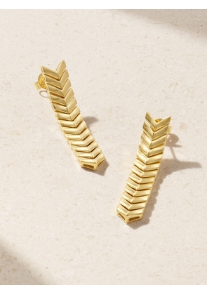 Anita Ko - Zipper 18-karat Gold Earrings - One size