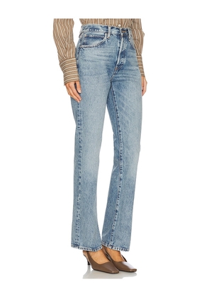 FRAME Vertical Straight Leg Jeans in Blue. Size 27. Also in 25, 26, 30, 31, 32.