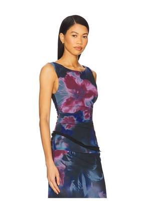 Free People Ash Knit Top in Blue. Size L. Also in S, XL, XS.