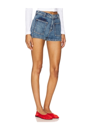 Free People x We The Free Bettie Sailor Short in Blue. Size 31. Also in 30, 33.