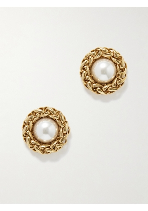 Jennifer Behr - Marit Gold-plated Faux Pearl Earrings - One size