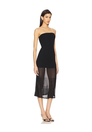 Lovers and Friends Leslie Midi Dress in Black. Size M. Also in L, XL.