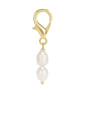 Maison Irem Pearl Shoe Charm in Ivory.