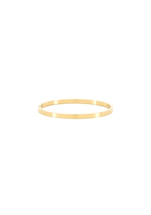 Maison Irem Classic Stripe Bracelet in Metallic Gold.