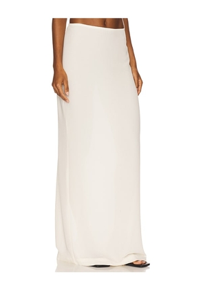 Nakedvice x REVOLVE The Pepa Skirt in Ivory. Size L. Also in M, S, XL, XS.