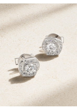David Morris - Frozen Kiss 18-karat White Gold Diamond Earrings - One size
