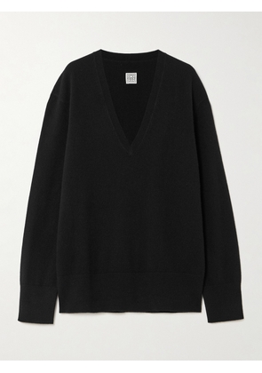 TOTEME - Cashmere Sweater - Black - x small,small,medium,large,x large