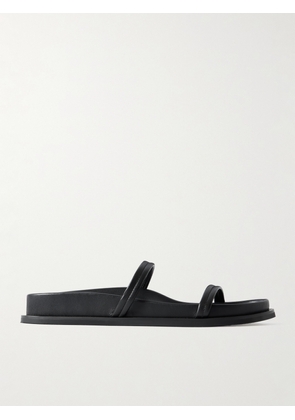 ST. AGNI - Fine Strap Leather Sandals - Black - IT35,IT36,IT37,IT38,IT39,IT40,IT41,IT42