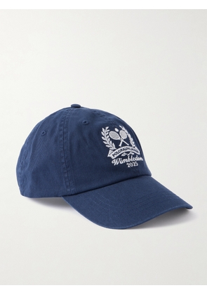 Polo Ralph Lauren - + Wimbledon Embroidered Cotton-twill Baseball Cap - Blue - One size