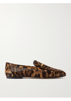 Tod's - Embellished Leopard-print Calf Hair Loafers - Animal print - IT36,IT36.5,IT37,IT37.5,IT38,IT38.5,IT39,IT39.5,IT40,IT40.5,IT41,IT41.5,IT42