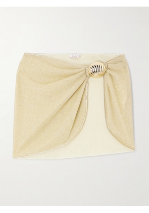 Oséree - Lumière Metallic Pareo - Gold - small,medium,large