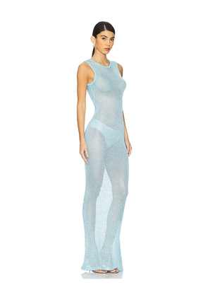 superdown Alix Maxi Dress in Baby Blue. Size L. Also in M, S.