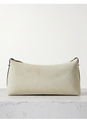 TOTEME - Scoop Suede Clutch - Off-white - One size