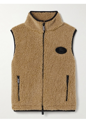 Burberry - Appliquéd Fleece Vest - Neutrals - xx small,x small,small,medium,large,x large