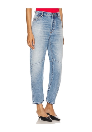 ROLLA'S Jane Barrel Jeans in Blue. Size 24. Also in 25, 26, 28.