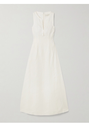 Faithfull - Melia Linen Maxi Dress - White - x small,small,medium,large,x large,xx large