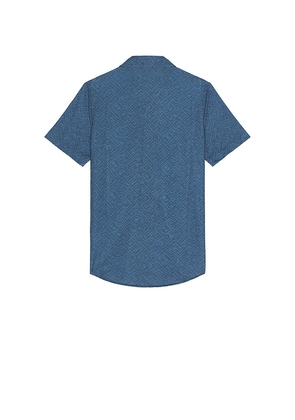 TravisMathew Featherweight Night Shirt in Blue. Size L. Also in M, S.
