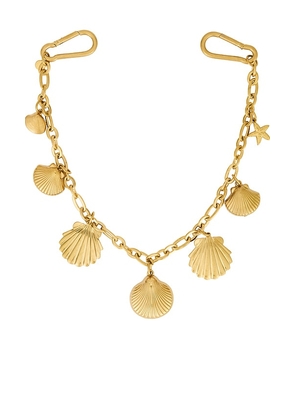 petit moments Azure Bag Chain in Metallic Gold.