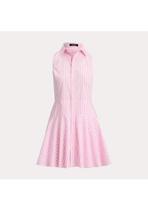 Striped Sleeveless Shirtdress