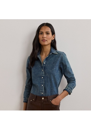 Petite - Classic Fit Denim Shirt