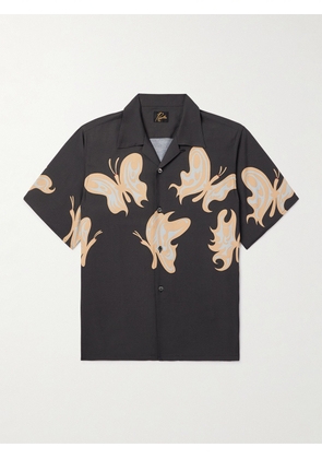 Needles - Kae Tanaka Convertible-Collar Printed Woven Shirt - Men - Black - S