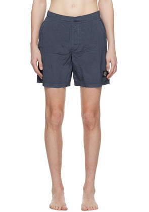 Stone Island Blue Patch Swim Shorts