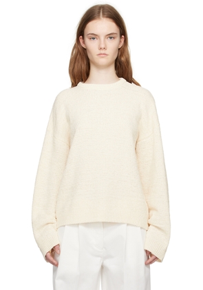 TOTEME Off White Crewneck Sweater