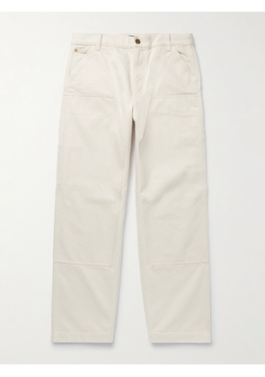 Versace - Straight-Leg Panelled Jeans - Men - Neutrals - UK/US 30