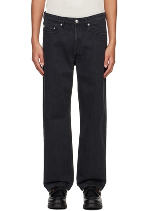 A. P.C. Black Achille Jeans