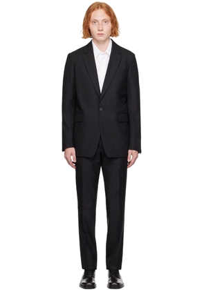 Dries Van Noten Black Single-Breasted Suit