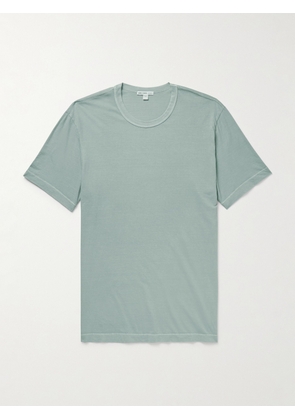 James Perse - Combed Cotton-Jersey T-Shirt - Men - Green - 1