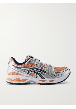 Asics - GEL-KAYANO® 14 Rubber-Trimmed Mesh Sneakers - Men - Orange - UK 6