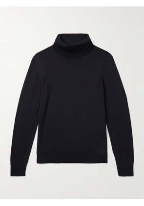 TOM FORD - Slim-Fit Cashmere and Silk-Blend Rollneck Sweater - Men - Black - IT 48