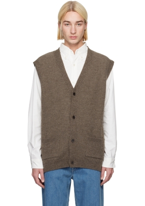nanamica Brown KODENSHI Wool Vest