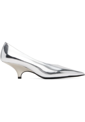 TOTEME Silver 'The Wedge' Heels