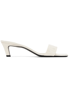 TOTEME Off-White 'The Mule' Heeled Sandals