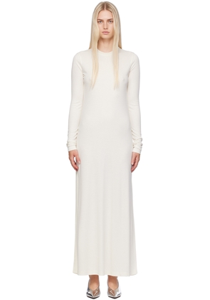 TOTEME Off-White Long-Sleeve Maxi Dress