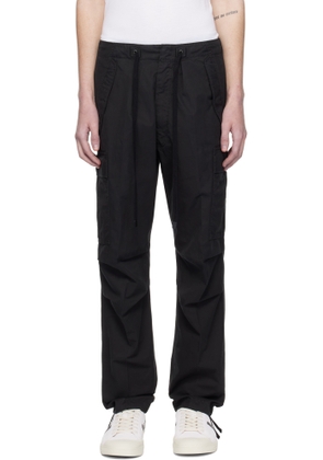 TOM FORD Black Enzyme Twill Cargo Pants