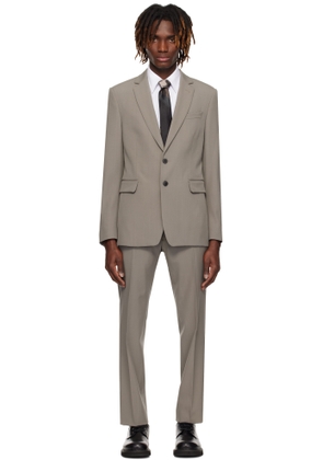 Dries Van Noten Gray Slim Fit Suit