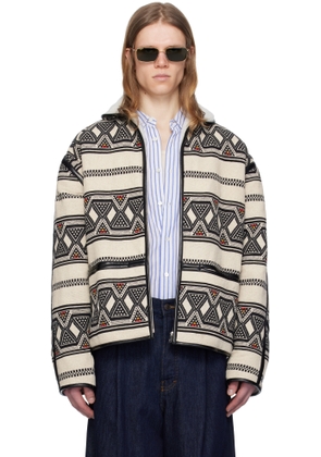 Isabel Marant Black & Off-White Nelkis Jacket