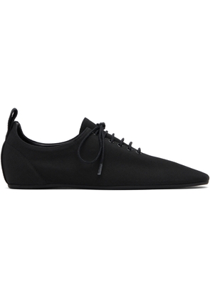 TOTEME Black Canvas Derbys