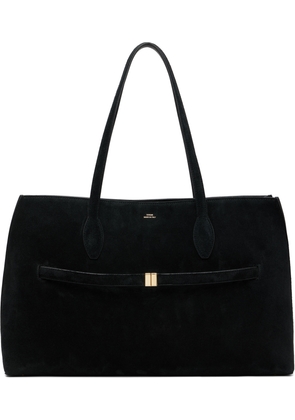 TOTEME Black Suede Lounge Tote
