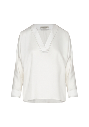 Andres Otalora Ensueños Crepe Top - Moda Operandi