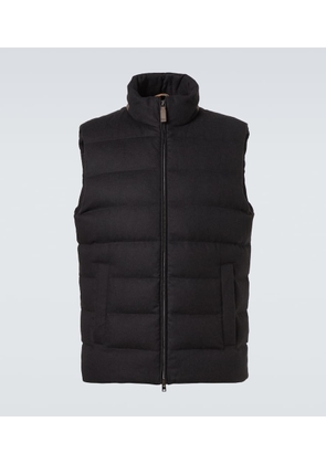 Herno Down-paneled silk and cashmere vest