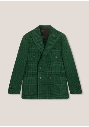 doppiaa Aaradeo Checked Double Breasted Jacket