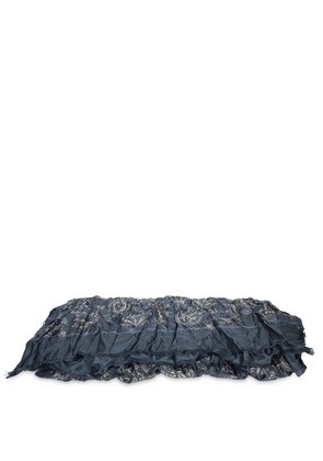Etro Printed Blue Scarf