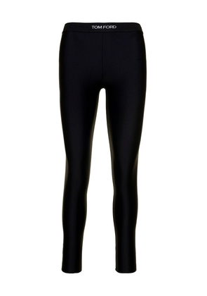 Tom Ford Womans Black Stretch Lycra Leggings