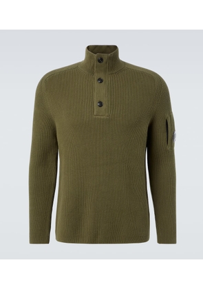 C.P. Company Ribbed-knit cotton-blend sweater